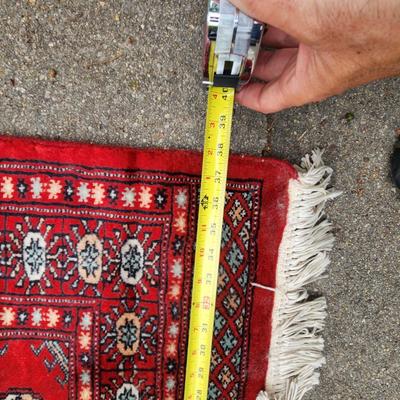 2 Hand Knotted Wool Rugs Pakistan 5'5" x 3' 2"