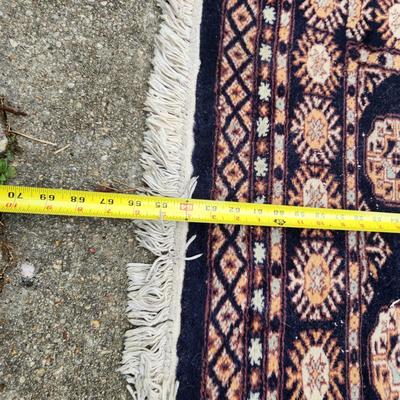 2 Hand Knotted Wool Rugs Pakistan 5'5" x 3' 2"