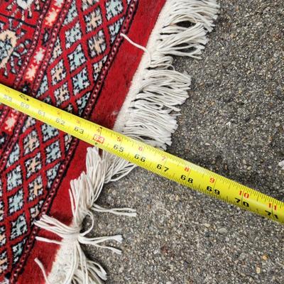 2 Hand Knotted Wool Rugs Pakistan 5'5" x 3' 2"