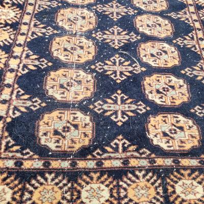 2 Hand Knotted Wool Rugs Pakistan 5'5" x 3' 2"