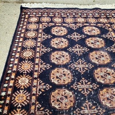 2 Hand Knotted Wool Rugs Pakistan 5'5" x 3' 2"