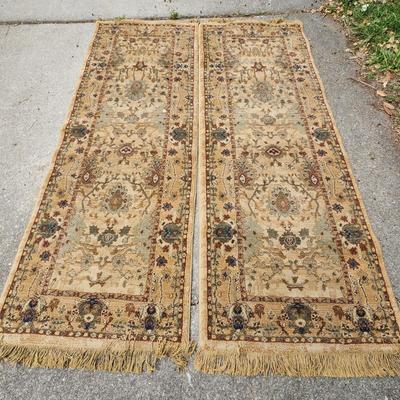 2 Runners Odyssey Rug Collection Made in Egypt 6'2" x26"