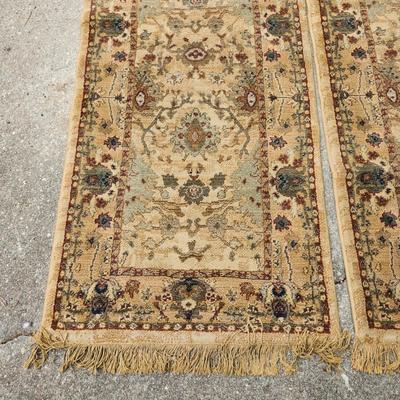 2 Runners Odyssey Rug Collection Made in Egypt 6'2" x26"
