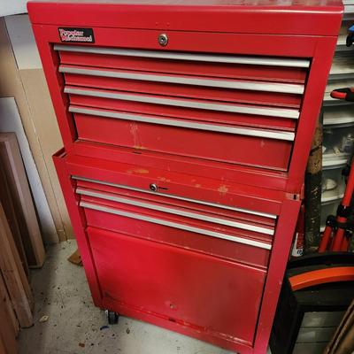 Popular Mechanics Tool Chest on Casters Includes some tools