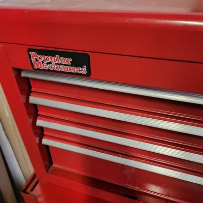 Popular Mechanics Tool Chest on Casters Includes some tools