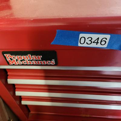 Popular Mechanics Tool Chest on Casters Includes some tools