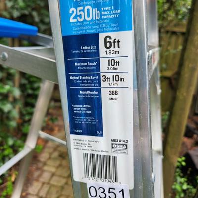 Werner 6Ft Aluminum Ladder