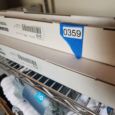 3 Ikea Ljusdal Glass Shelves New in box