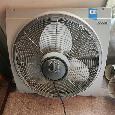 Air King High Velocity Window Fan 3 Speed Intake Exhaust