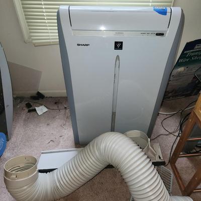 Sharp Portable Air Conditioner 10,500 BTU w Remote Tested