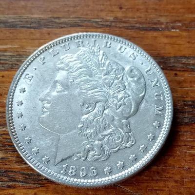 LOT 42 1896 SILVER DOLLAR
