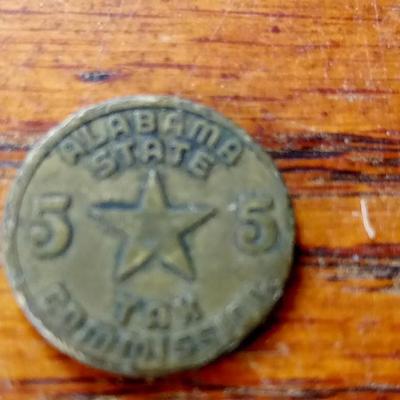 LOT 52 OLD ALABAMA TAX TOKEN
