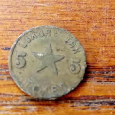 LOT 52 OLD ALABAMA TAX TOKEN