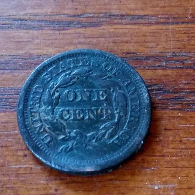 LOT 53 1853 LARGE CENT