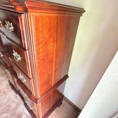 Vintage Tall Wooden Dresser