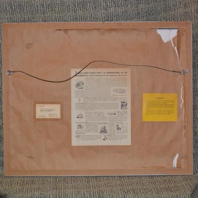 Lin W. Longnecker Framed Print, Signed 90/1000 27”x22”