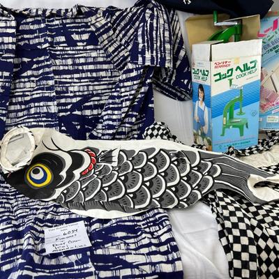 Vintage Kimonos,Japanese cooking tools