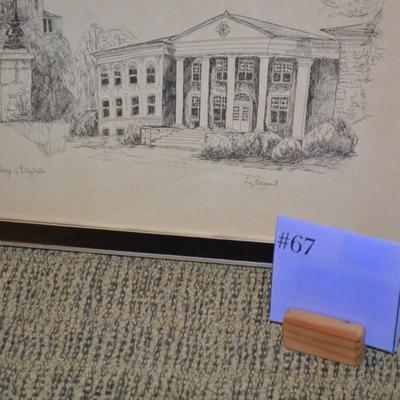 1971 Bryant Prints Local James Madison University Liz B. Framed Print