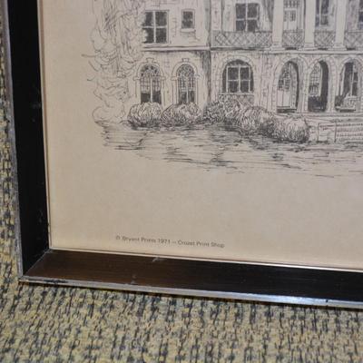 1971 Bryant Prints Local James Madison University Liz B. Framed Print