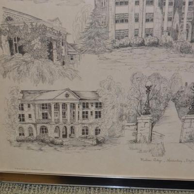 1971 Bryant Prints Local James Madison University Liz B. Framed Print