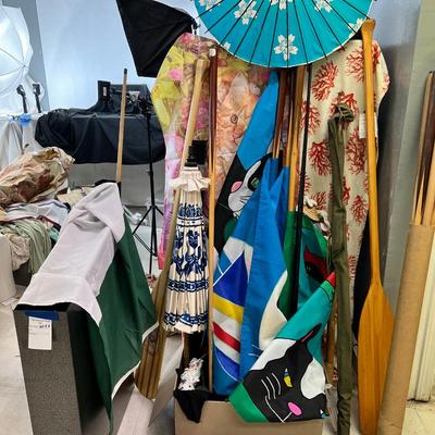 Parasols, Pool Sticks and Paddles