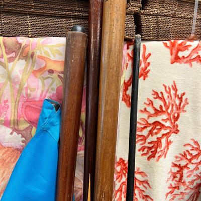 Parasols, Pool Sticks and Paddles