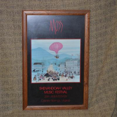 Framed P.Buckley Moss Shenandoah Valley Music Festival Print