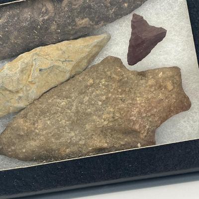LOT 79: Primitive Spear Points from South Jersey
