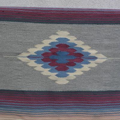 Vintage Southwestern 100% Wool Hand Woven El Paso Saddleblanket Co. Mexico 61”x28.5”