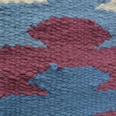 Vintage Southwestern 100% Wool Hand Woven El Paso Saddleblanket Co. Mexico 61”x28.5”