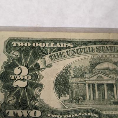 1963 Two Dollar Bill Red Seal Note