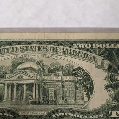 1963 Two Dollar Bill Red Seal Note