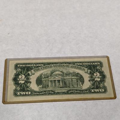 1963 Two Dollar Bill Red Seal Note