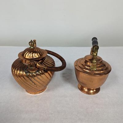 Copper Teapots 1 Is Etched