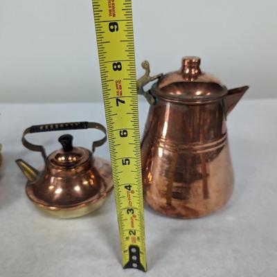 Copper Teapots 1 Made In Holland
