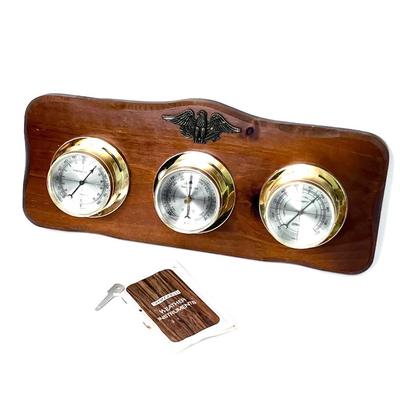 MCM Springfield Barometer with Original Booklet and Key