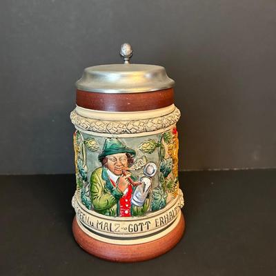 LOT 19: Western Germany Stein, Schering Mug, Decanters And More