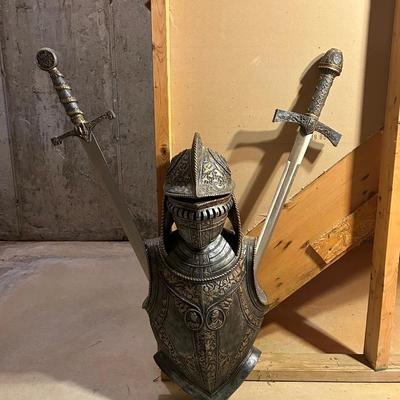 LOT 25: Armor Bust & Swords