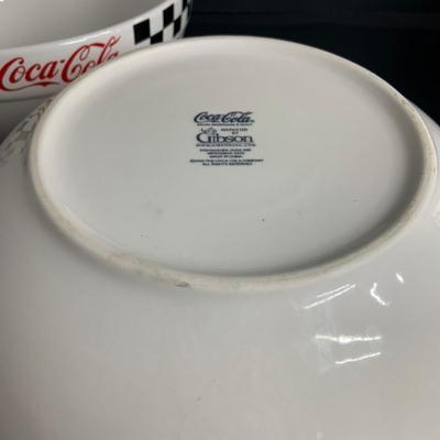 LOT:48: Coca-Cola and Nascar Nesting Bowls