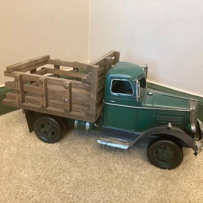 LOT 90: Farmhouse Decorative Collection - Wall Hanging, Toy Truck, Farm Duck and More