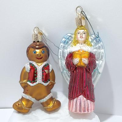 LOT 112: Five Old World Christmas Ornaments w/ One Other