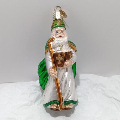 LOT 115: Set of Seven Old World Christmas St. Patrick's Day / Irish-Themed Ornaments w/ One Other