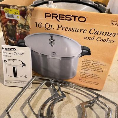 LOT 165: Kitchen Collection - Pressure Canner / Cooker, Elite Pressure Cooker and Cookware (Kitchen Craft and West Bend)
