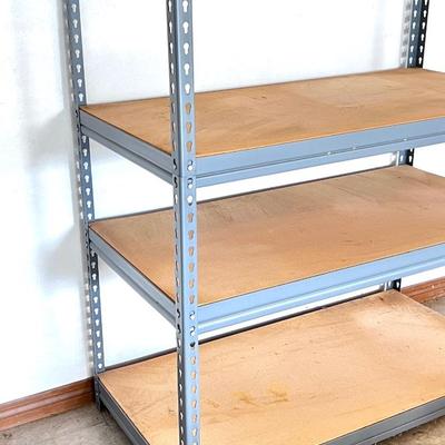 Set of 2 Metal Utility Shelves