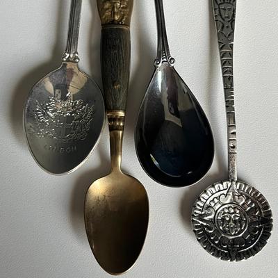 4 Piece Collector Spoon Set