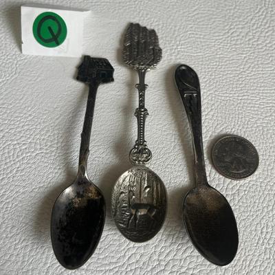 Assorted 3-Piece Silver Spoons