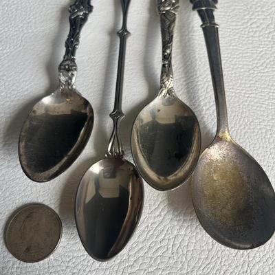 4-Piece Set of Collectors Spoons 