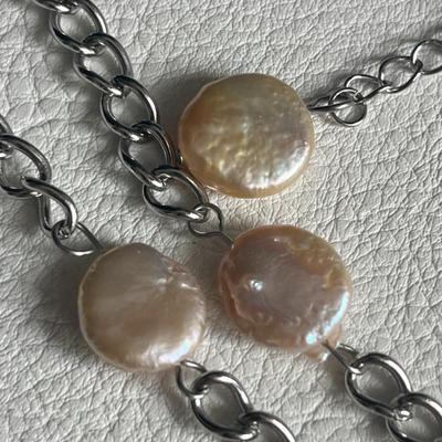 Silver -Tone Jewelry with Pearl Accents