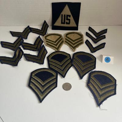 US Army Military Patches Set