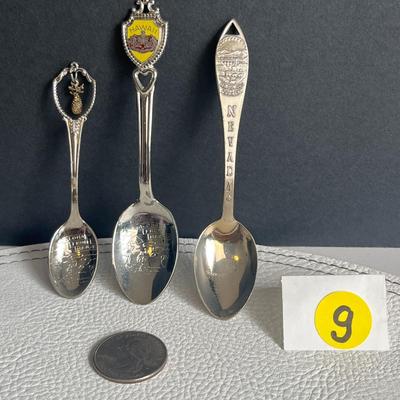 3-Piece State Collectors Silver Spoons (1) is Sterling!